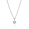 JH Essential Star of David Necklace, Sterling Silver, Diamonds|NBP9894002DI