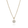 JH Essential Star of David Necklace, Gold, Diamonds|NGGX9894002DI
