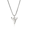 Shark Tooth Talisman Necklace, Sterling Silver, Diamonds|NMP987892DI