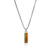 Tiger Eye Talisman Necklace, Sterling Silver|NMS988001TE